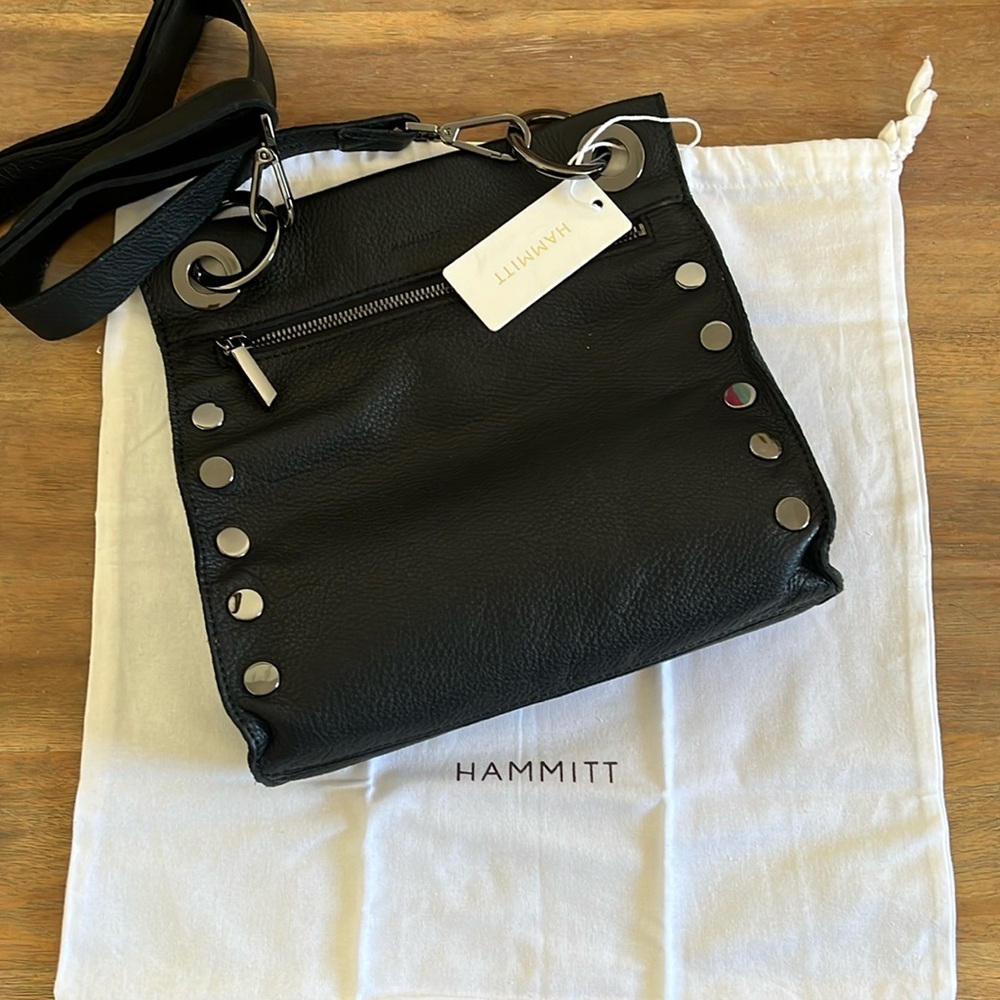 Hammitt TONY Med BLK-GM Bag